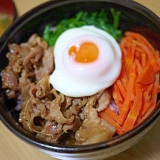 簡単！！ビビンバ風丼